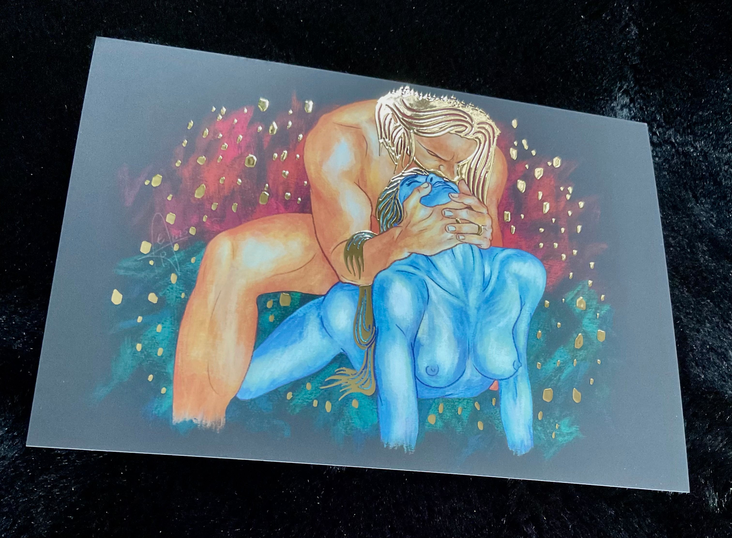 Kunstdruck Goldregen 14,8x21