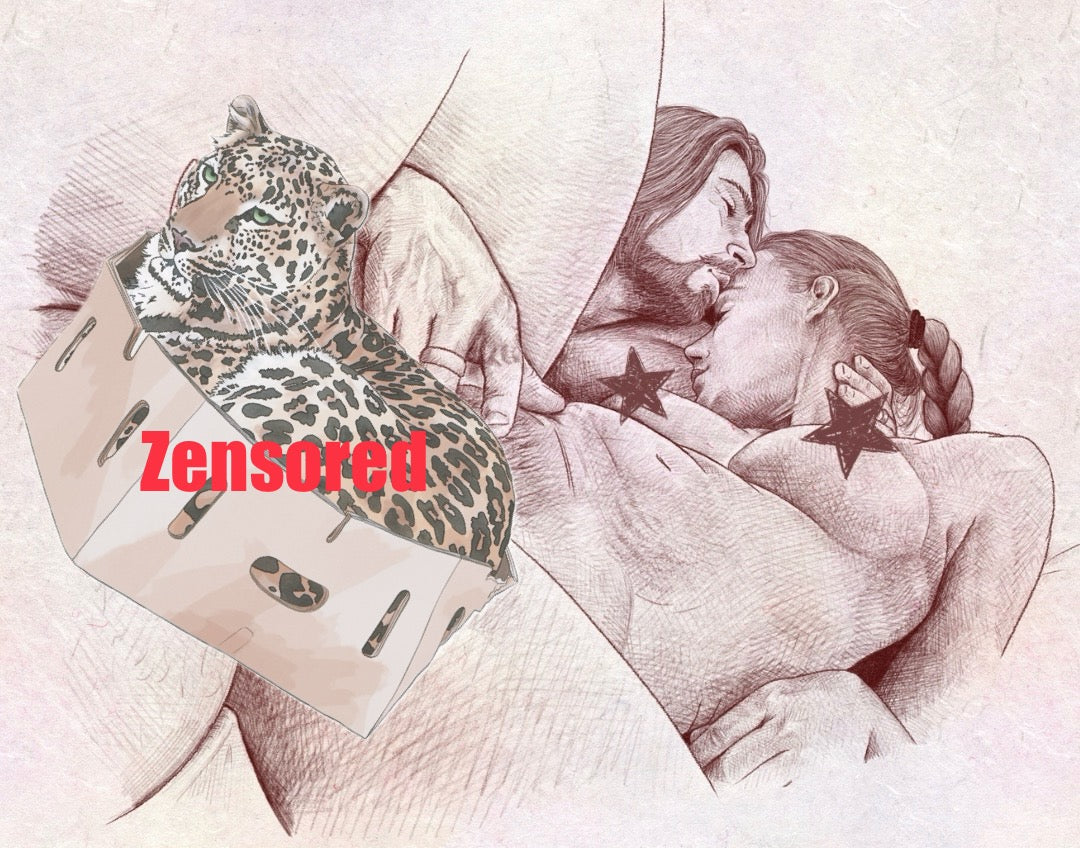 Postkarte Die Liebenden