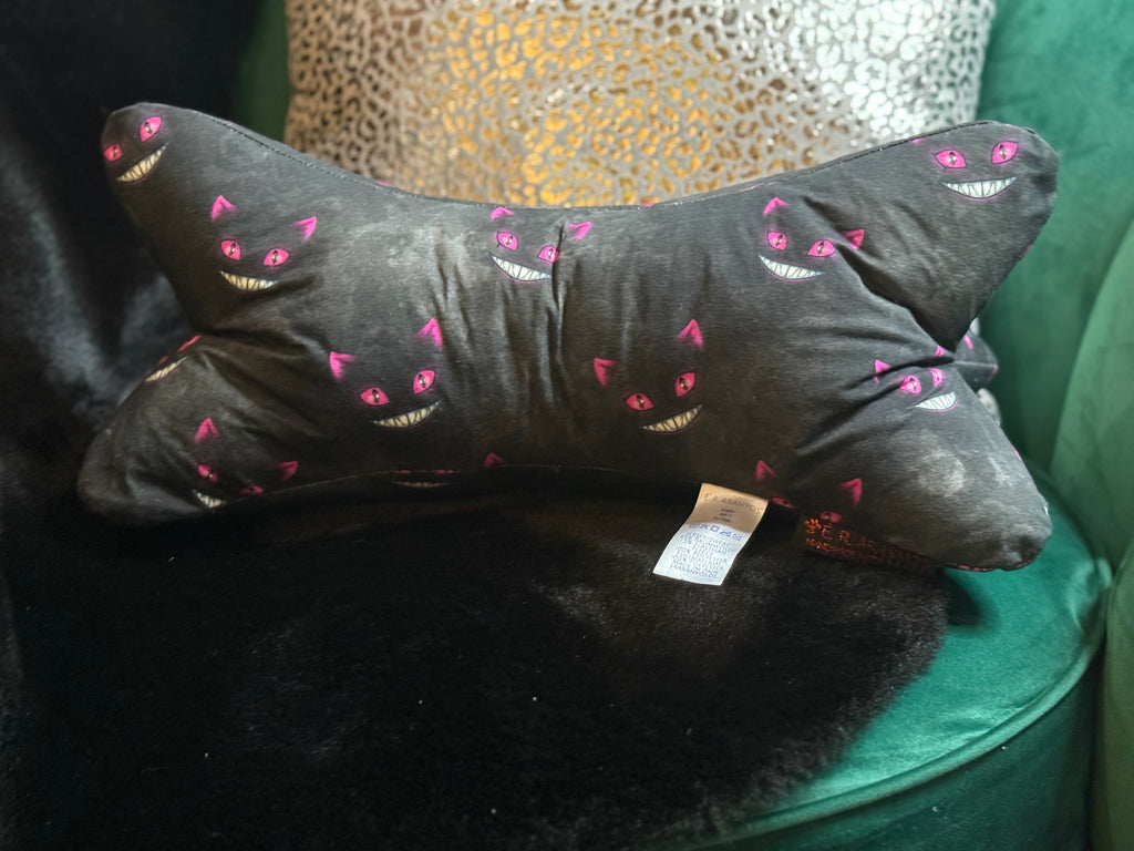 Leseknochen XXL Grinsekatze Pink & Grau