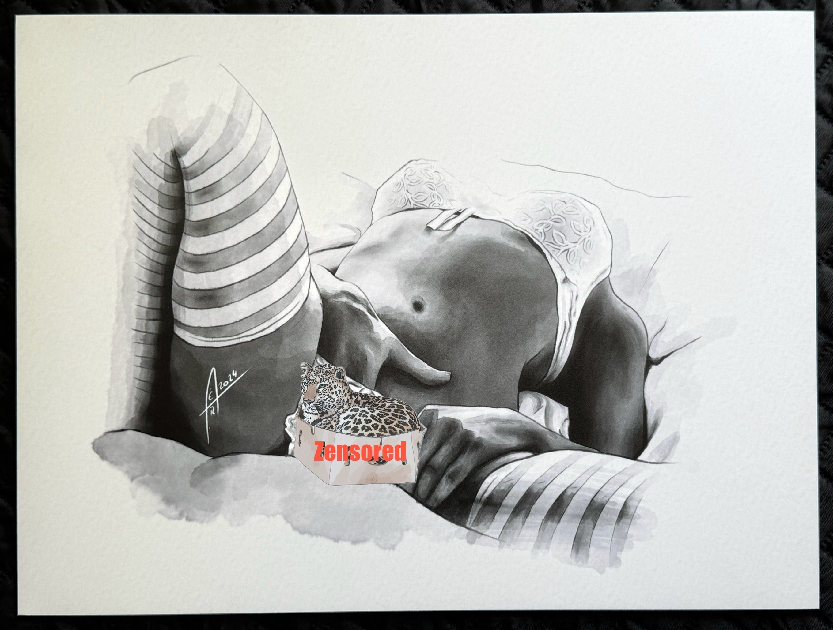 Kunstdruck Selbstliebe auf Ferox 30x40