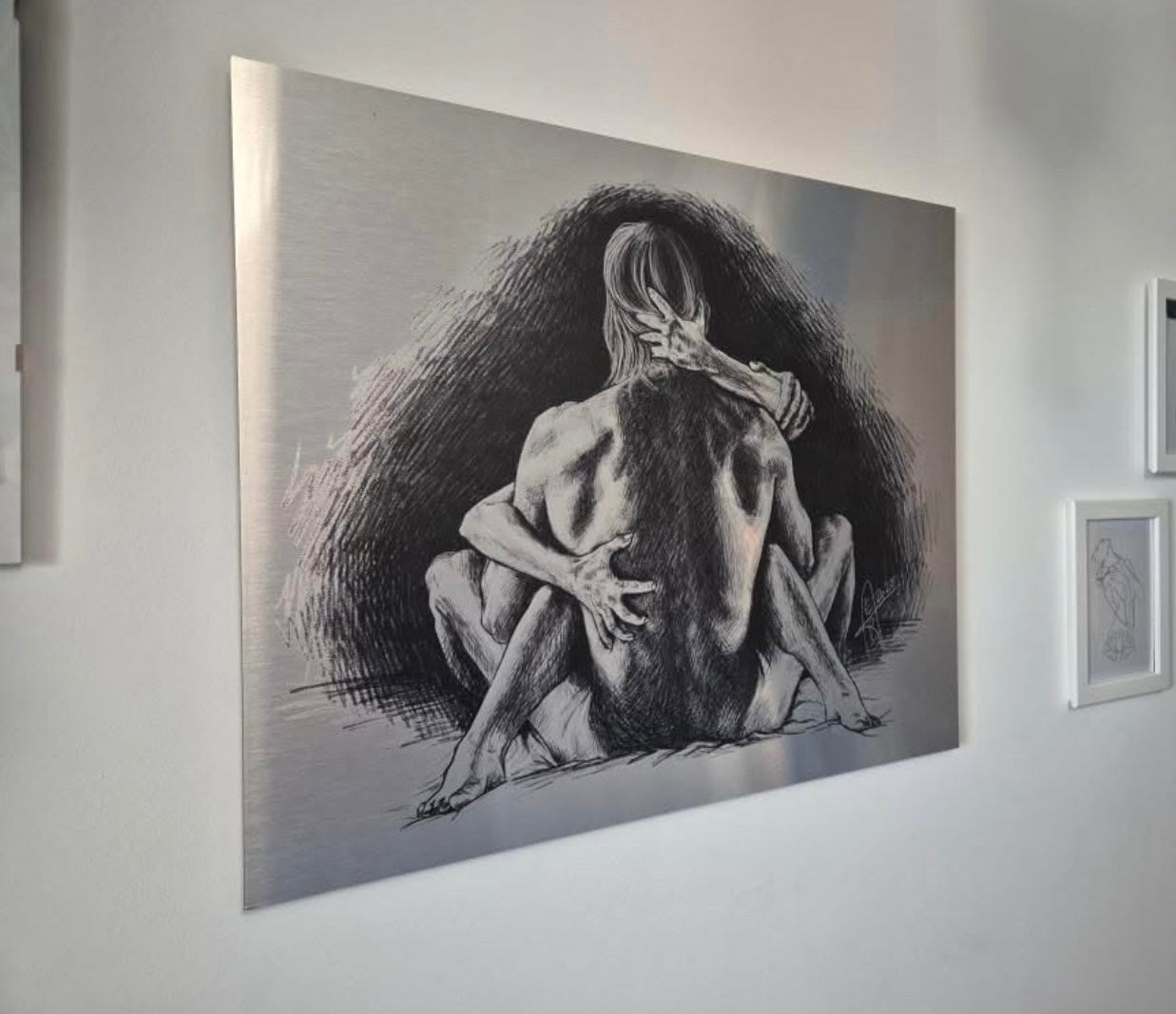 Kunstdruck Polyamorie auf Alu Dibond 50x60