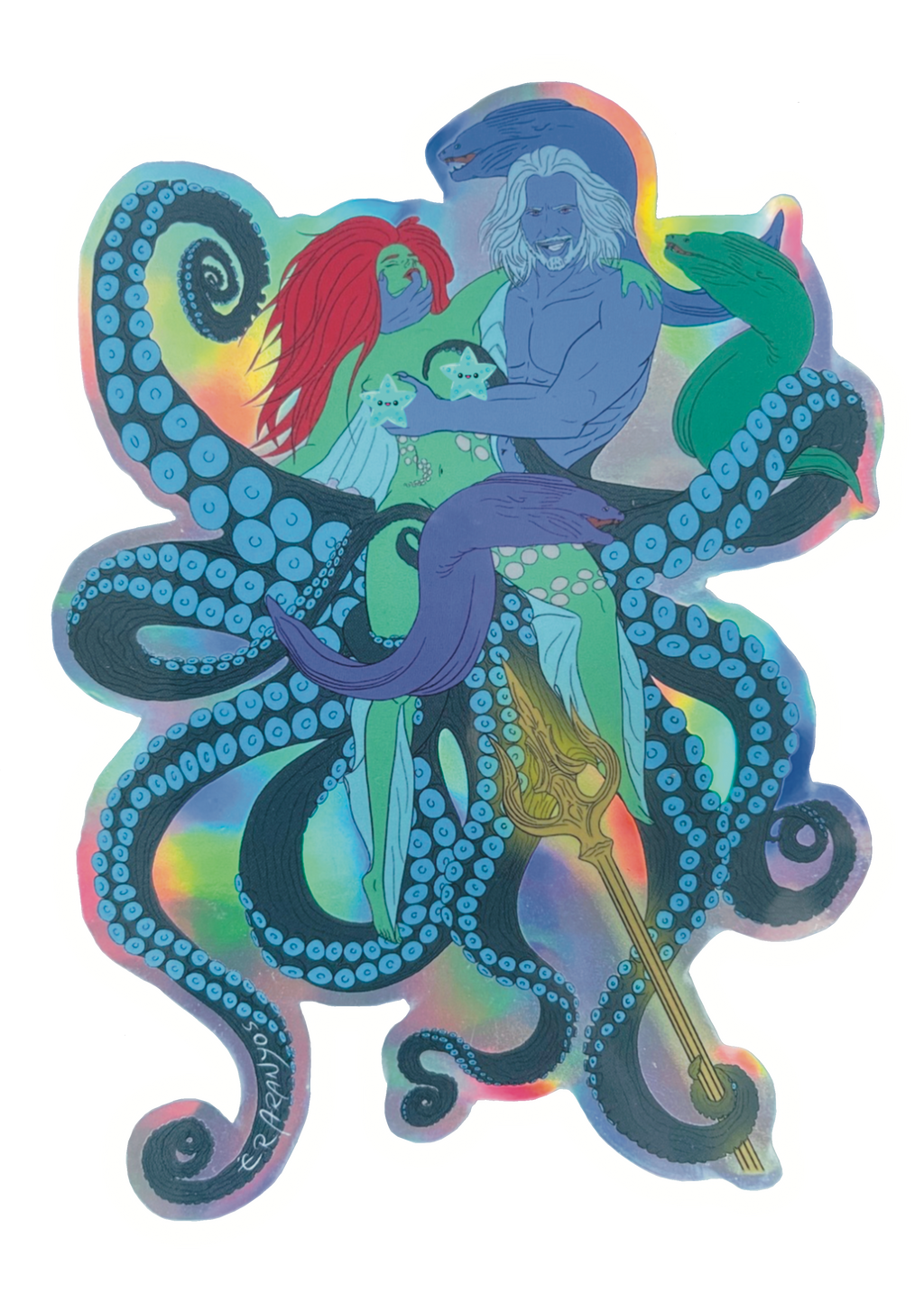 Sticker Tentakelmann