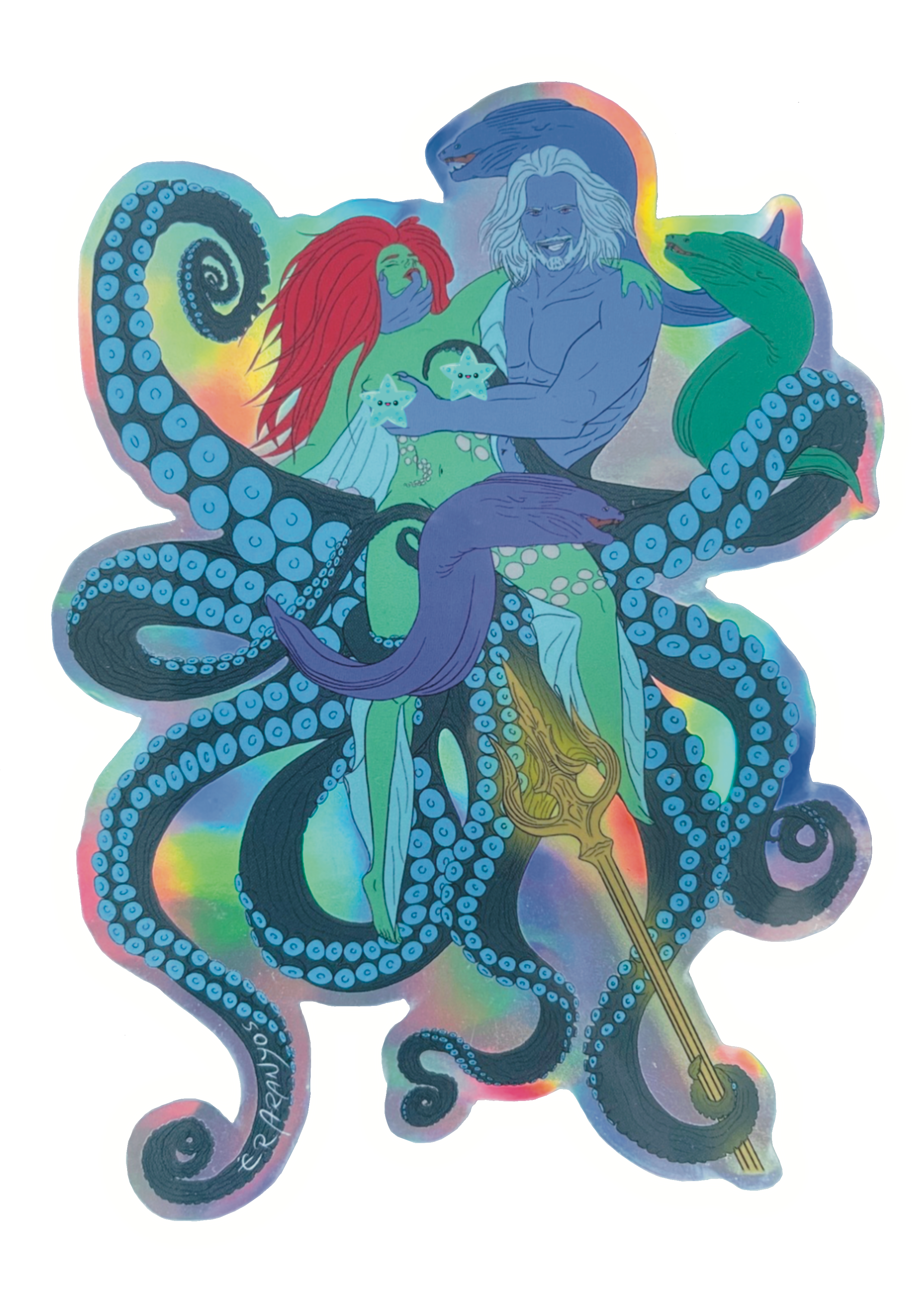 Sticker Tentakelmann