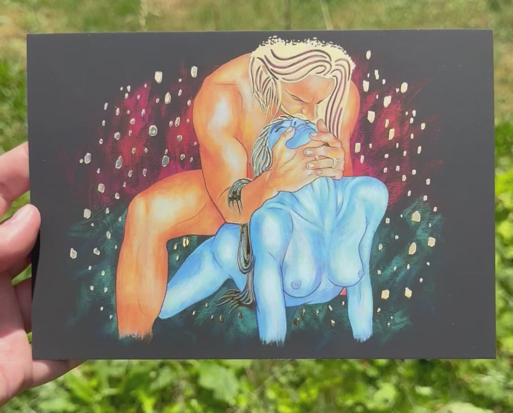 Kunstdruck Goldregen 14,8x21